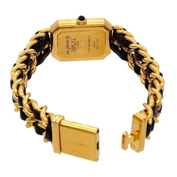 CHANEL Premiere Size XL H0001 Vintage Quartz Black Dial Ladies Watch 90281881 - Picture 4 of 6